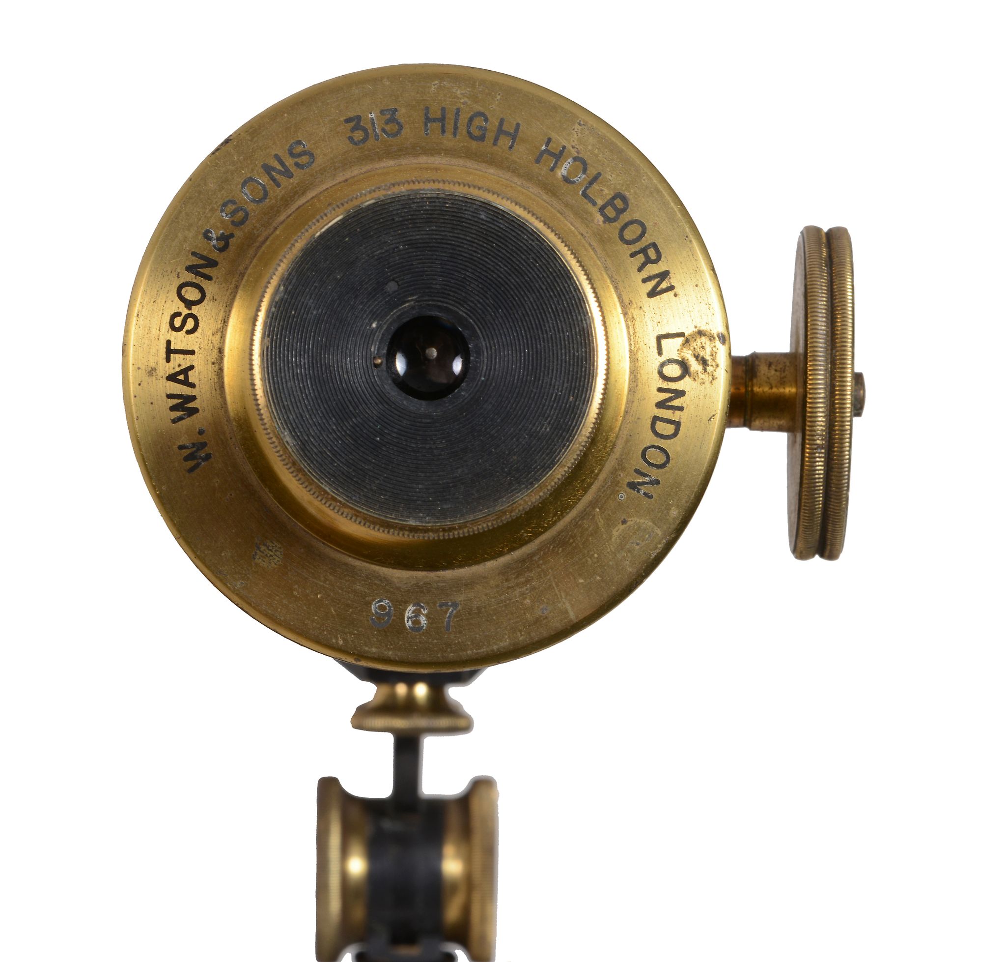 A Victorian brass 2.75-inch refracting telescope W - Image 2 of 2