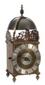 A fine Commonwealth period brass lantern clock Thomas Loomes, London