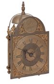 A George II miniature lantern timepiece with alarm Robert Le Blond