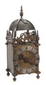 A fine and well documented Charles II brass lantern clock George Newton, Seend