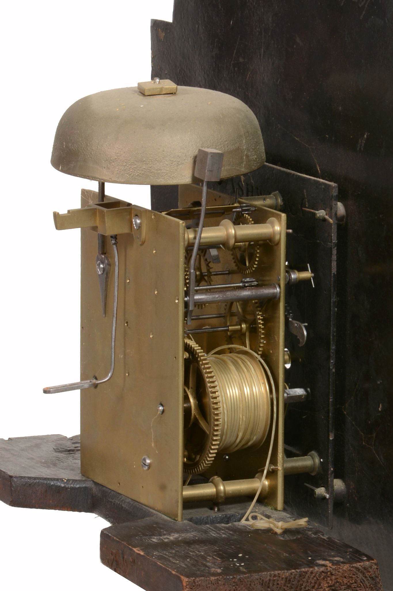 A George III mahogany longcase clock with unusual 'regulator - Image 4 of 4