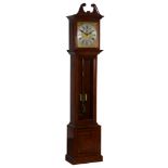 A very rare mahogany electric longcase timepiece Unsigned but possibly by...