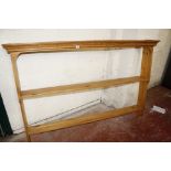 A pine plate rack. 160cm wide x 114cm high. Best Bid