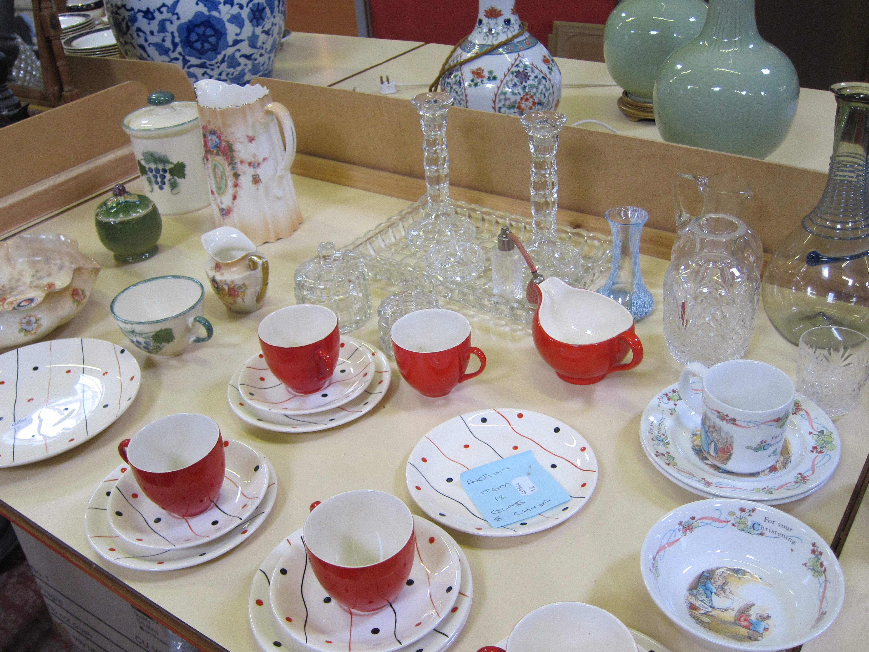 A quantity of glassware and china to include a Bristol 'Cromer' pattern part dinner service, etc - Image 2 of 2