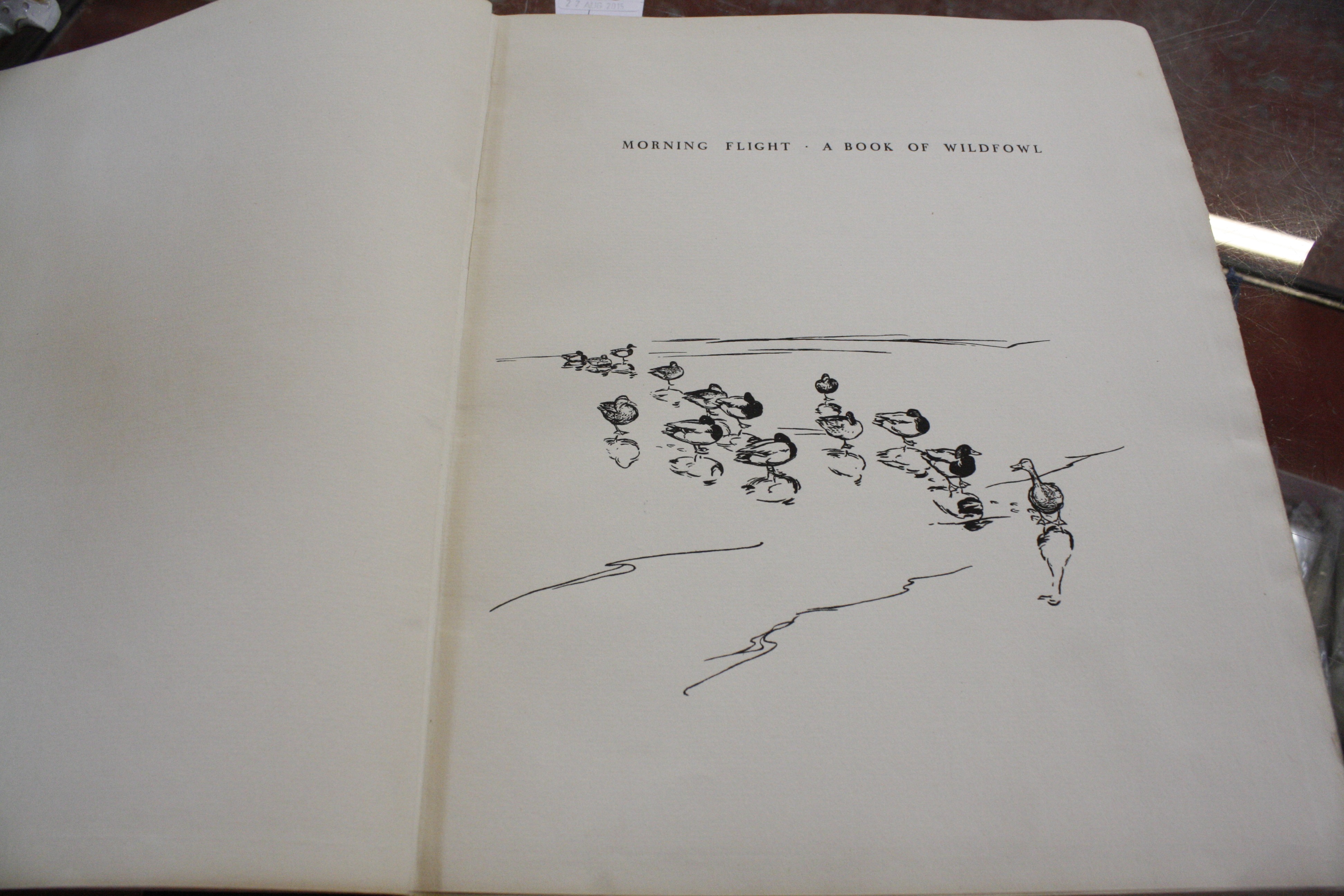 Peter Scott 'The Wild Chorus', signed limited edition. No 978/1250 Country life 1938 Gilt tooled - Image 3 of 3