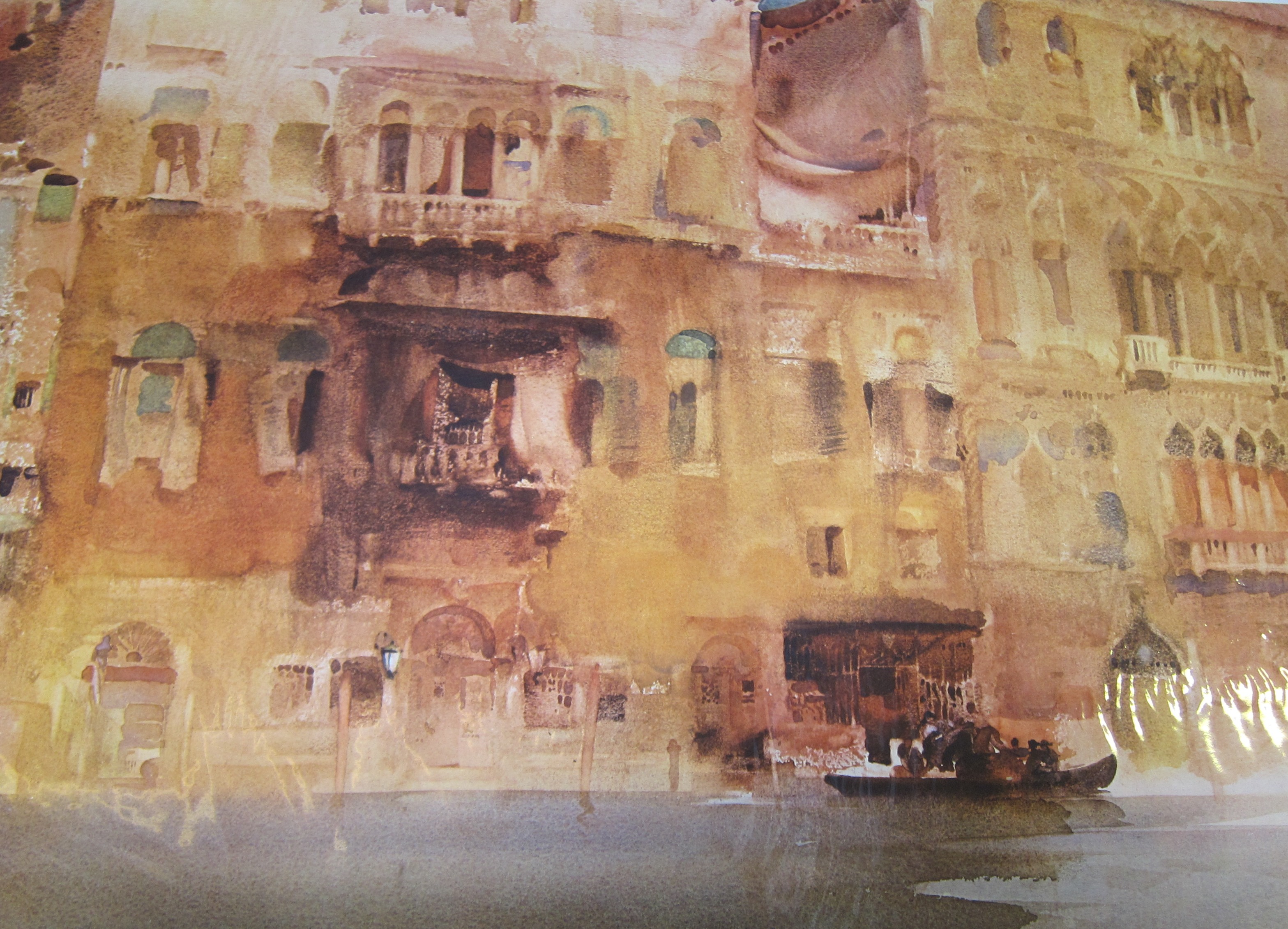 Sir William Russell Flint (1880 - 1969) 'A Palazzo on The Grand Canal, Venice' Limited edition