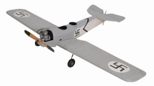 Hansa Brandenburg : a scale flying model of this First World War period float-plane, the wood