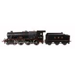 A well engineered 3 1/2 inch gauge model of a 4-6-0 Black 5 Tender Locomotive No 5158 Glasgow