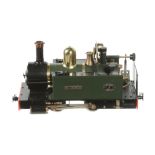 A 35mm gauge model of a 0-4-0 Narrow Gauge Quarry Locomotive St.George , having twin outside