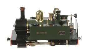 A 35mm gauge model of a 0-4-0 Narrow Gauge Quarry Locomotive St.George , having twin outside