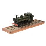 A 45mm gauge Live steam model of a Great Western 0-6-0 Pannier Tank Locomotive No 1371, being gas