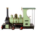 A well engineered 5 inch gauge model of a 0-4-0 Maxitrak Jack Narrow gauge Locomotive, based on a