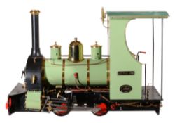 A well engineered 5 inch gauge model of a 0-4-0 Maxitrak Jack Narrow gauge Locomotive, based on a