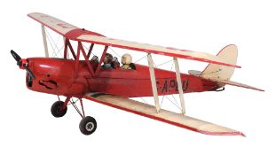 De Havilland 'Tiger Moth' : a well-used and extensively flown flying scale model of G-APLU, the