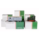 A collection of nine boxed BMS British Model Supply Large scale model railway items, A Baguley