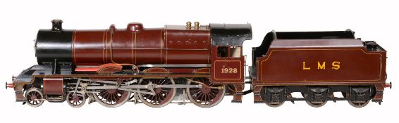 A well engineered model of a 2 ½ inch gauge 4-6-0 tender locomotive No.1928 Highland Chief , built