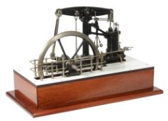 A well engineered model of a Clarkson beam engine, built by the late Mr Len Braitch of Maidenhead