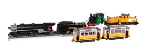 A collection of three Locomotives, comprising of a Southern 4896 2-8-2 + 44 Tender, A Schoma 2067