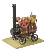 A well engineered scratch built model of a portable live steam engine, built by the Late Mr Len