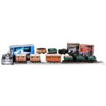 A collection of G Gauge Rolling stock and Accessories, to include 0-4-0 Power car, pair of BLR