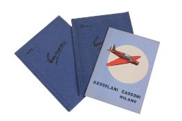 Aeroplani Caproni : a rare original manufacturer's brochure for the Alfa-Romeo engined 'Borea' twin