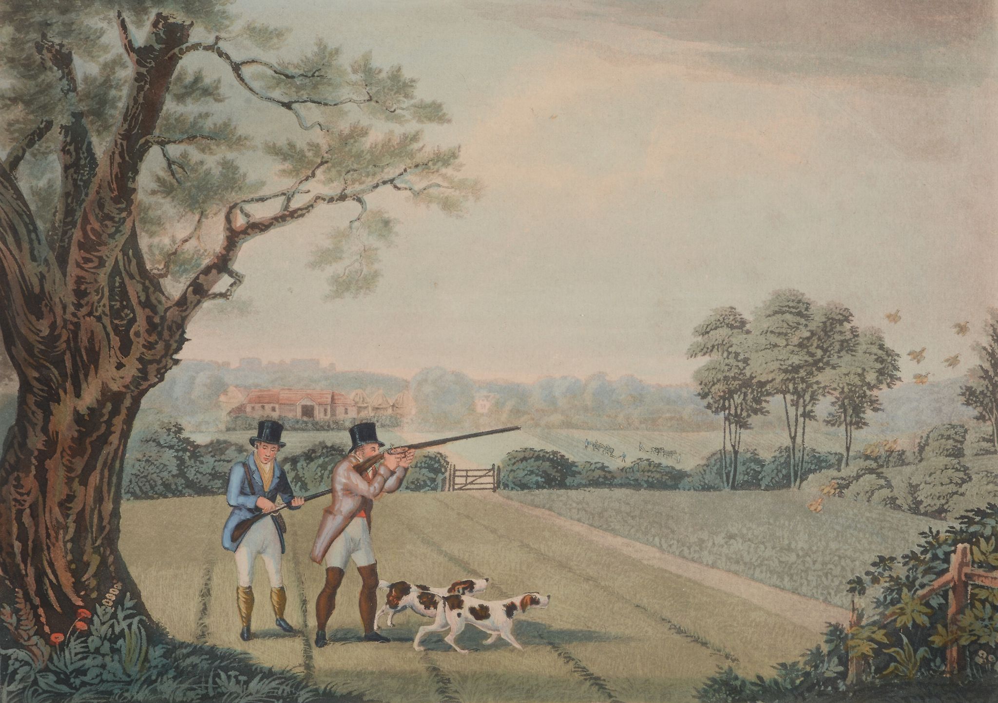Robert Havell Jr. (1793-1878) - Wild Duck Shooting; Partridge Shooting; Snipe Shooting; Pheasant - Image 5 of 9