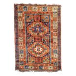 A Persian rug and an Afghan rug 98cm x 148cm, 206cm x 300cm A Persian rug and an Afghan rug 98cm x