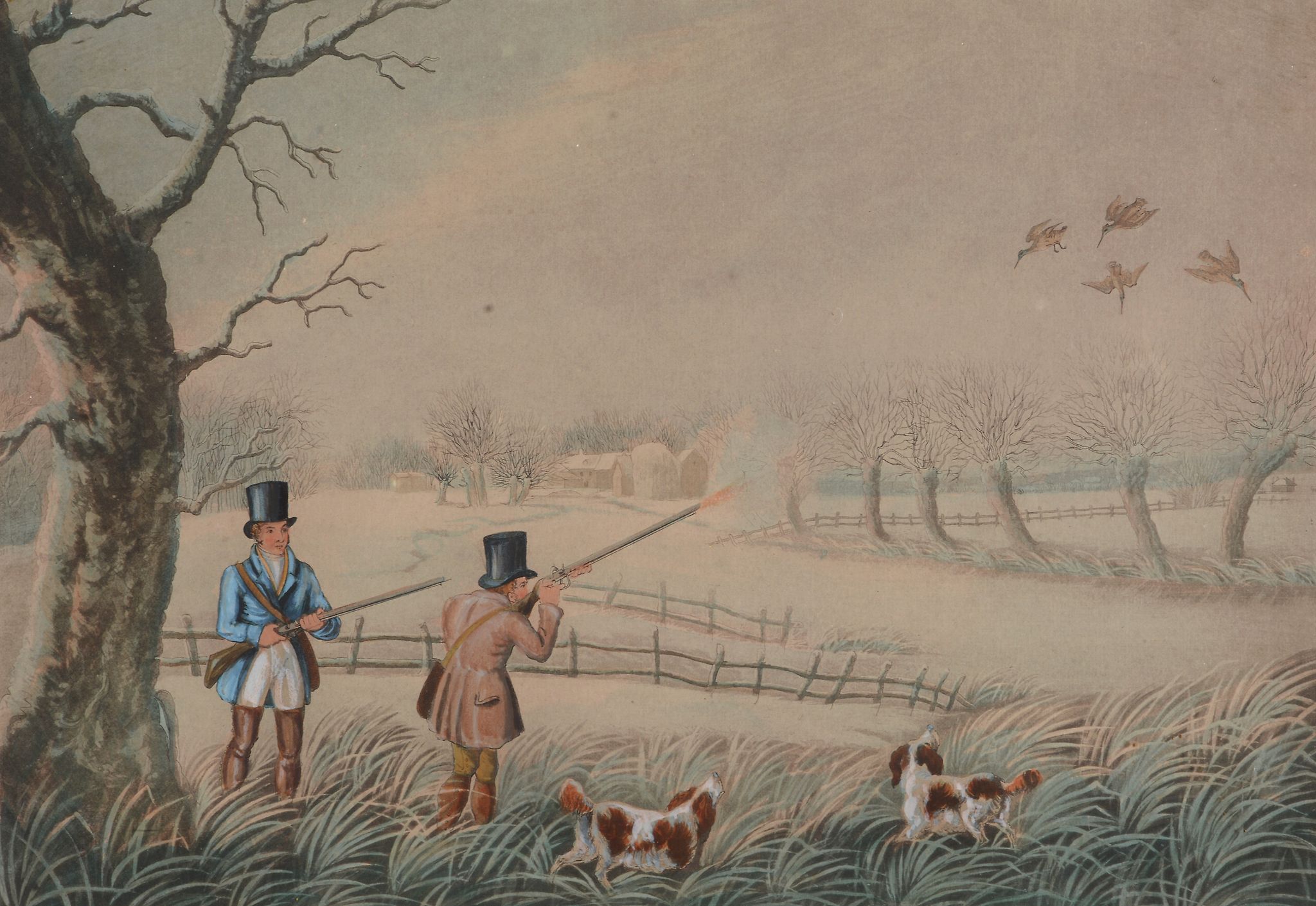 Robert Havell Jr. (1793-1878) - Wild Duck Shooting; Partridge Shooting; Snipe Shooting; Pheasant - Image 3 of 9