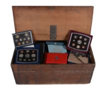 Elizabeth II, proof year sets (21),   various dates, a large quantity of modern silver proof