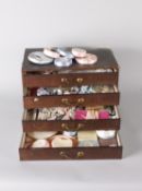 A large collection of early to mid 20th century lingerie ribbons (many in mint/unused condition);