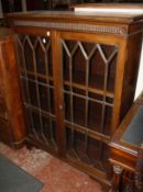 A George III style mahogany display cabinet   Best Bid