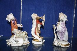 Cape De Monte style porcelain figures (4) (af)   Best Bid