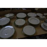 An Aynsley part dinner service retailed by Thomas Goode ad a quantity of Wedgwood plates  Property