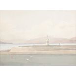 R.A. McNicol (British fl.1930) 'Ettrick Bay, Bute' Watercolour Signed lower left and dated 1930 26cm