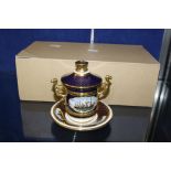 A Spode shipwright cup, 305/500, boxed