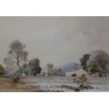 Percy Lancaster (1878 - 1951) 'Hubberholme, Wharfdale' Watercolour Signed lower right 23.5cm x 33cm;