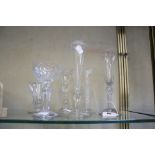 Six various 18th Century drinking glasses  Property of the Late Christopher Sheppard   Best Bid