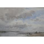 Gerald Ackerman (1876-1960)  Estuary at low tide Watercolour Signed lower right 24cm x 35.5cm