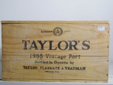 Taylor's Vintage Port 1985 12 bts OWC  Taylor's Vintage Port 1985 12 bts OWC