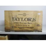 Taylor's Vintage Port 1985 12 bts OWC  Taylor's Vintage Port 1985  12 bts OWC