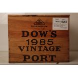Dows Vintage Port 1985 12 bts OWC IN BOND  Dows Vintage Port 1985  12 bts OWC  IN BOND