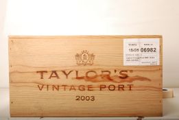 Taylors Vintage Port 2003 12 bts OWC  Taylors Vintage Port 2003  12 bts OWC