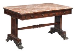 A rosewood centre table, circa 1815 and later  A rosewood centre table,   circa 1815 and later,
