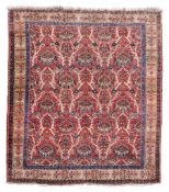 A Tabriz carpet , approximately 320cm x 400cm  A Tabriz carpet  , approximately 320cm x 400cm