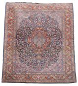 A Tabriz carpet , approximately 352cm x 259cm  A Tabriz carpet  , approximately 352cm x 259cm