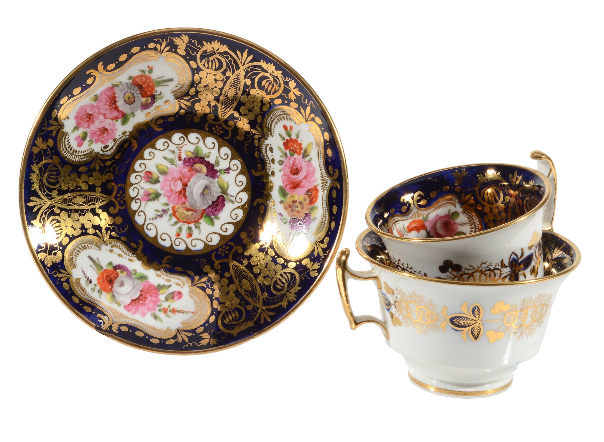 A selection of Coalport teawares , various dates first quarter 19th century  A selection of Coalport - Image 5 of 5