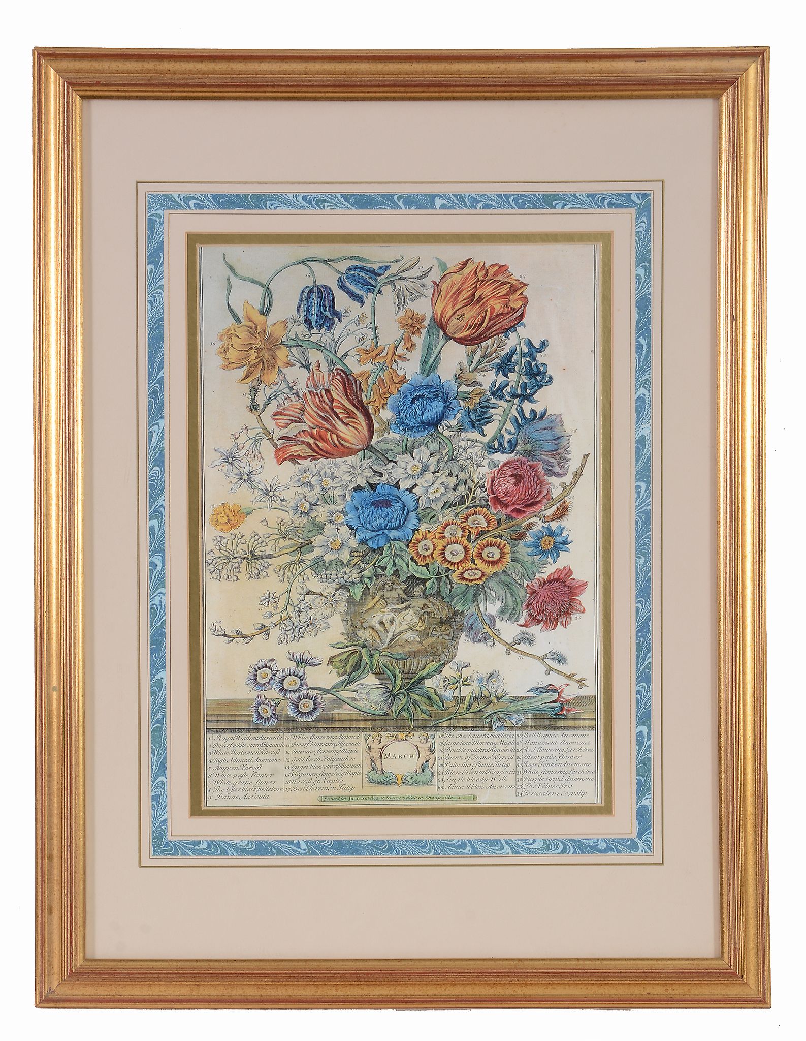 A set of twelve framed botanical prints , vases of flowers representing...  A set of twelve framed - Image 12 of 12