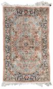 A Persian silk rug, approximately 120 x 180cm  A Persian silk rug,   approximately 120 x 180cm