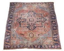 A Heriz carpet, approximately 395 x 316cm  A Heriz carpet,   approximately 395 x 316cm