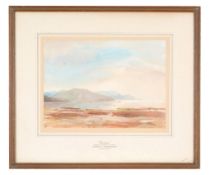 Robert Alfred Worthington (1878-1945) - "Evening", North Devon Coast Watercolour on wove paper
